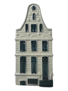 KLM BOLS #40 Blue Delft’s House Holland Airline Dimpled Seal with Liquid